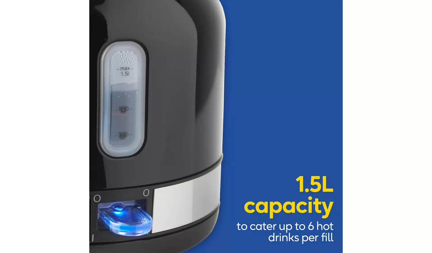 Russell Hobbs Worcester Dome Kettle Black 23902