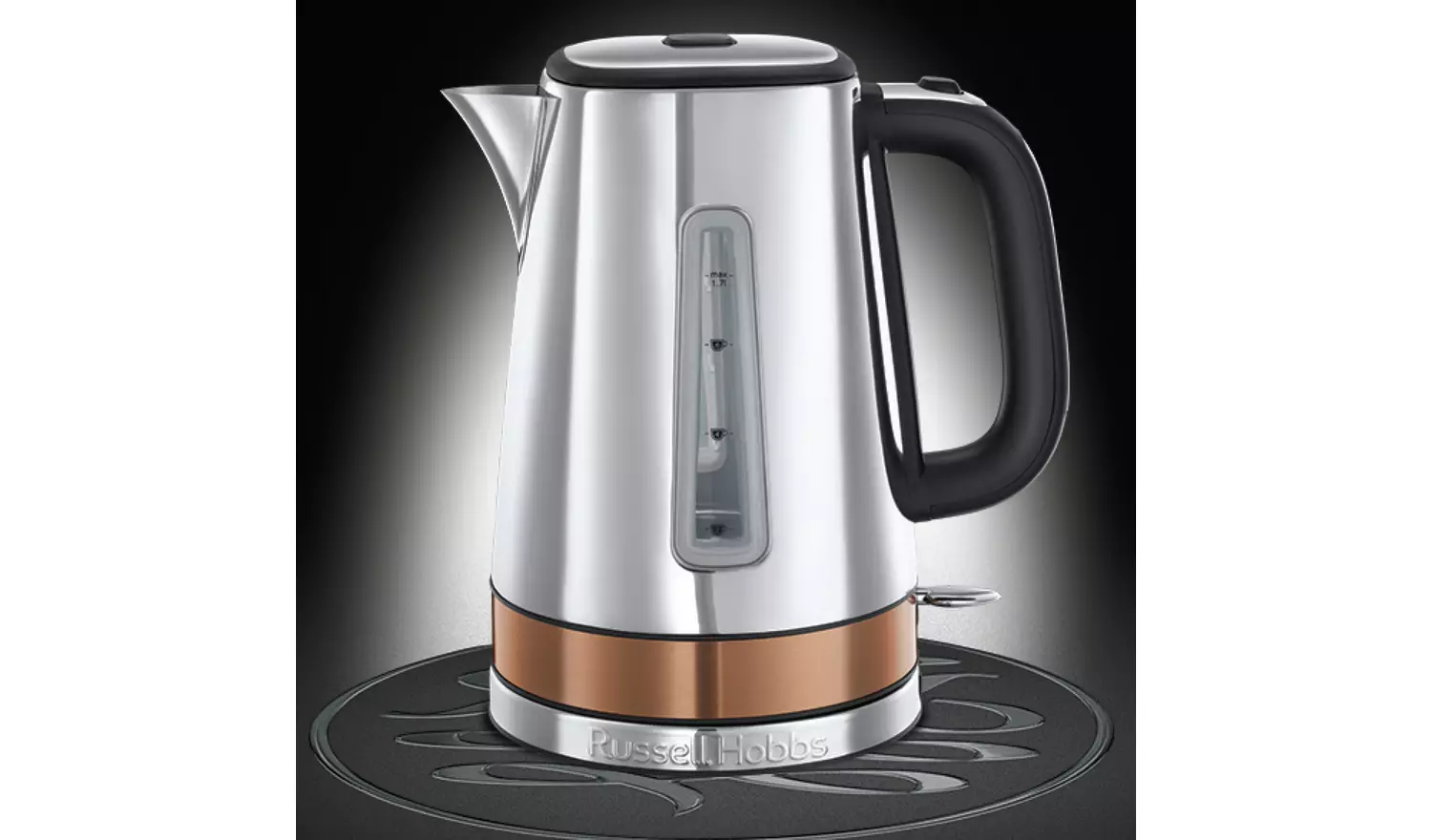 Russell Hobbs Luna Quiet Boil Copper Jug Kettle 24280