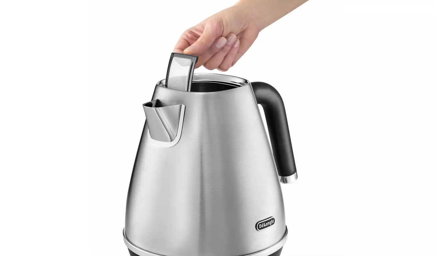 De'Longhi KBI3001.M Distinta Moments Kettle-Stainless Steel