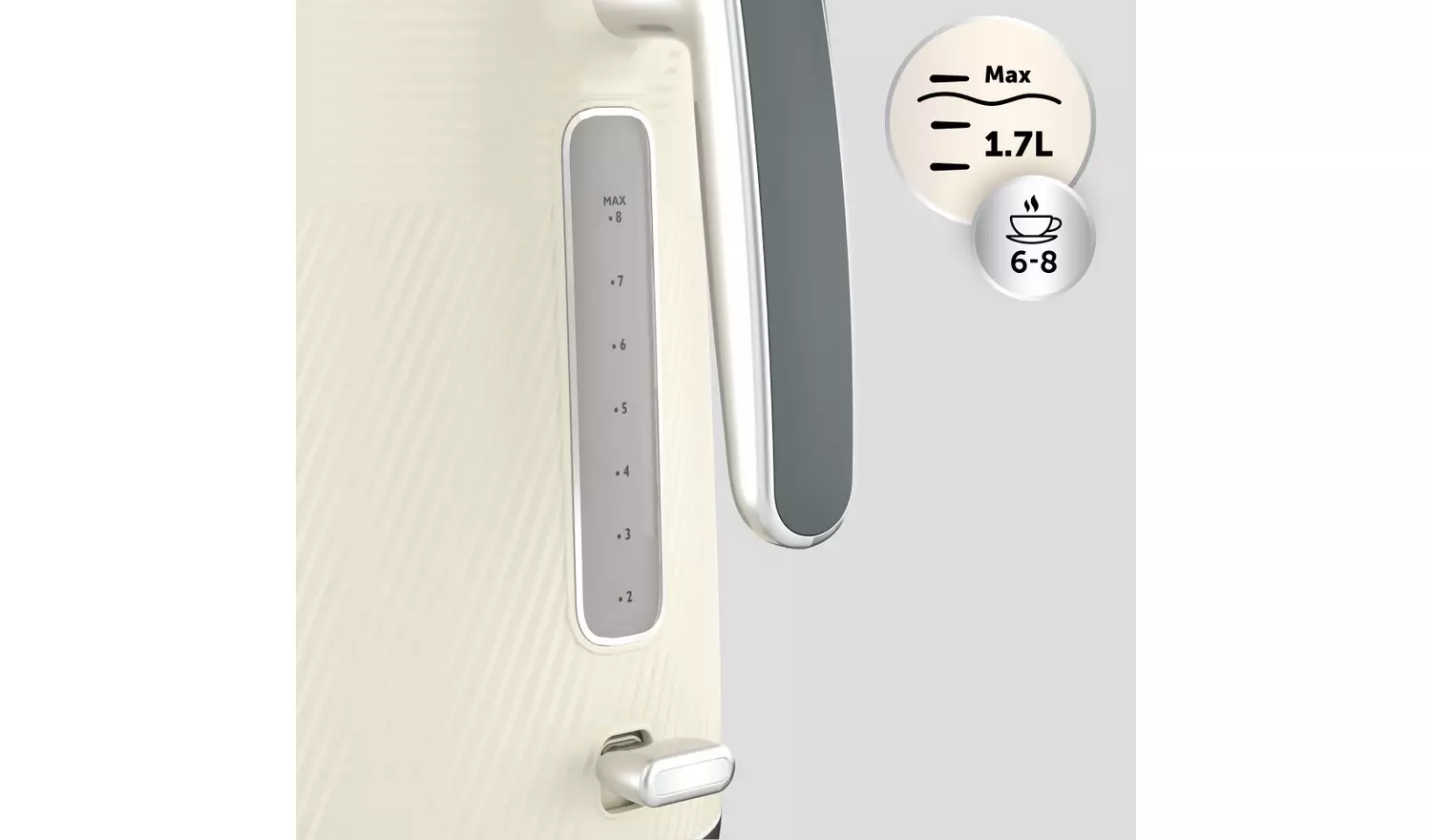 Breville VKT179 Obliq Kettle - Cream