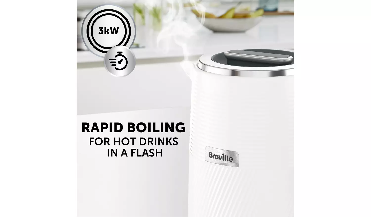 Breville VKT203 Obliq Kettle - White