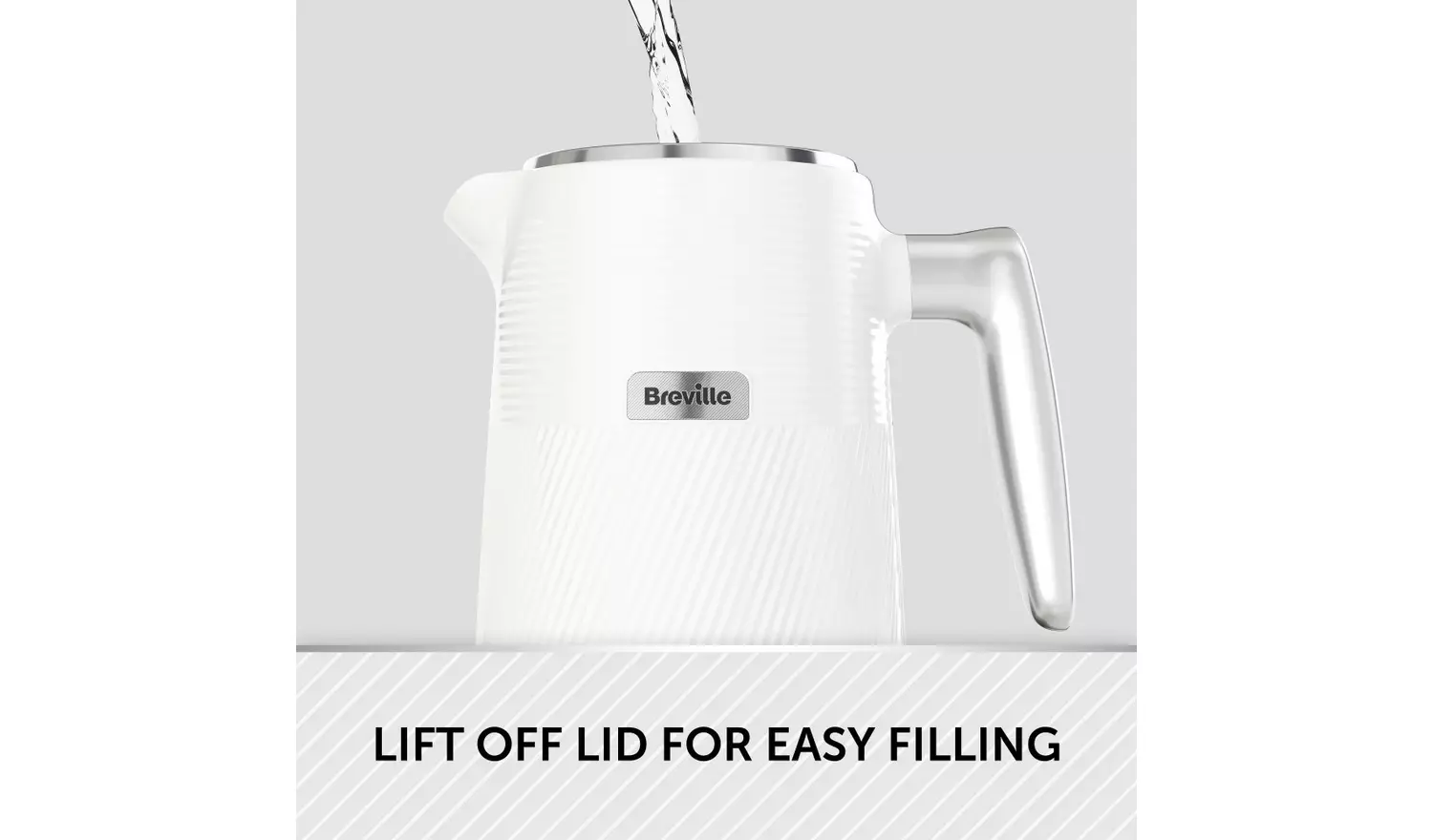 Breville VKT203 Obliq Kettle - White