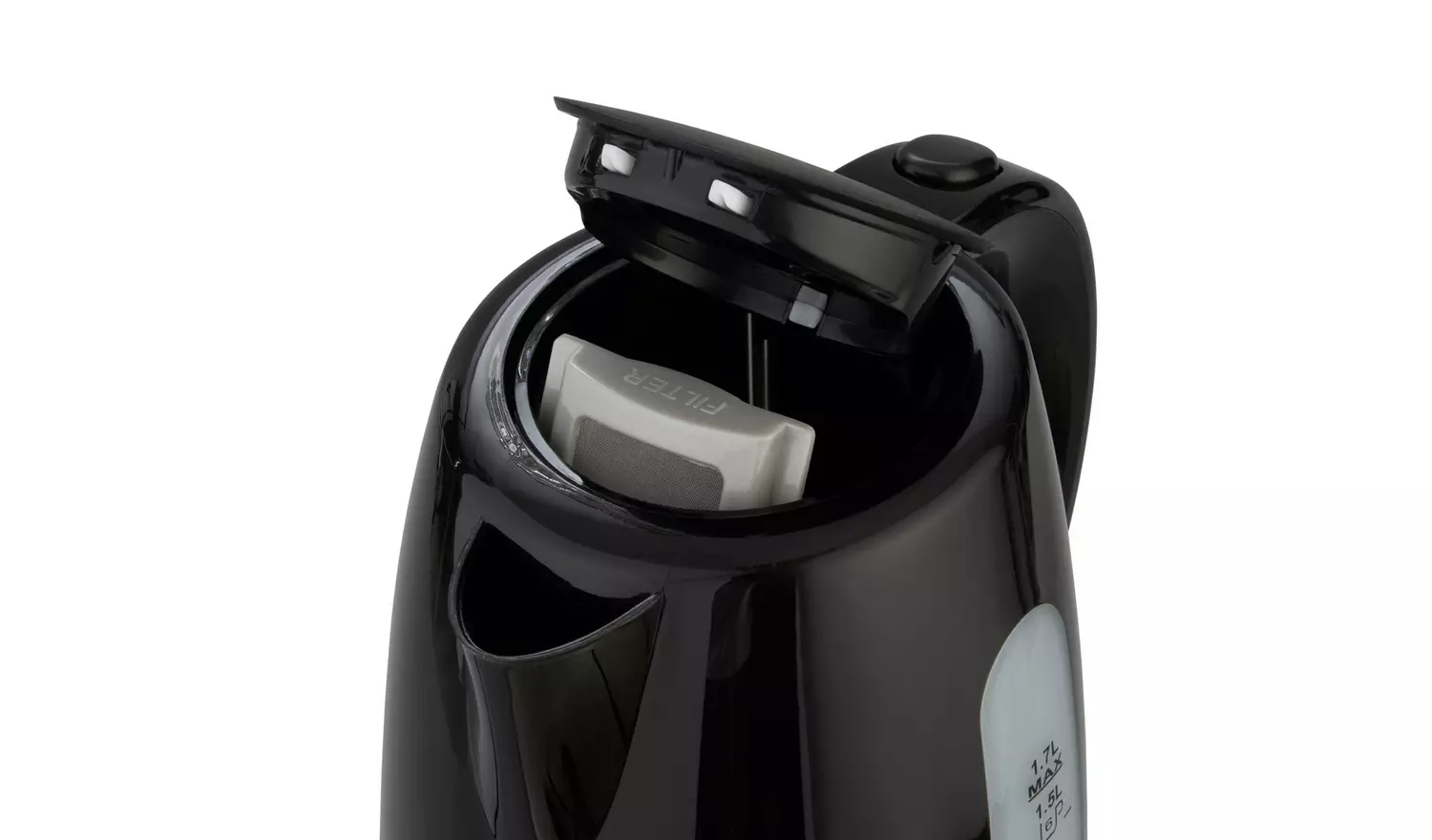 Cookworks Plastic Illuminated Kettle - Black