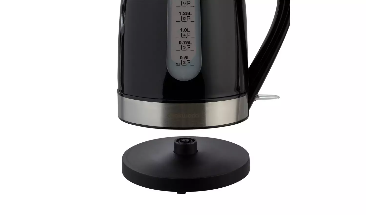 Cookworks Plastic Illuminated Kettle - Black