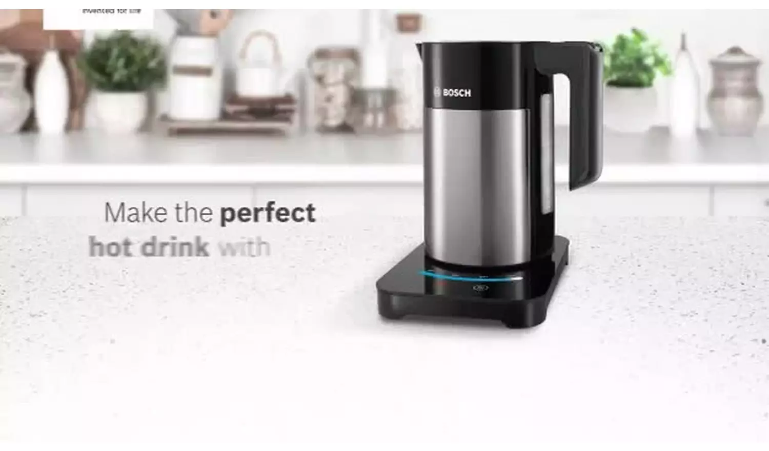 Bosch TWK7201GB Sky Variable Temperature Kettle - White