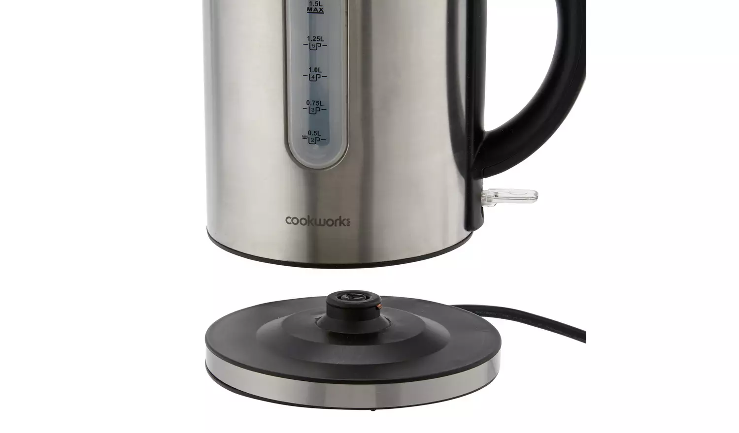 Cookworks Illuminated Kettle - Brushed Stainless Steel