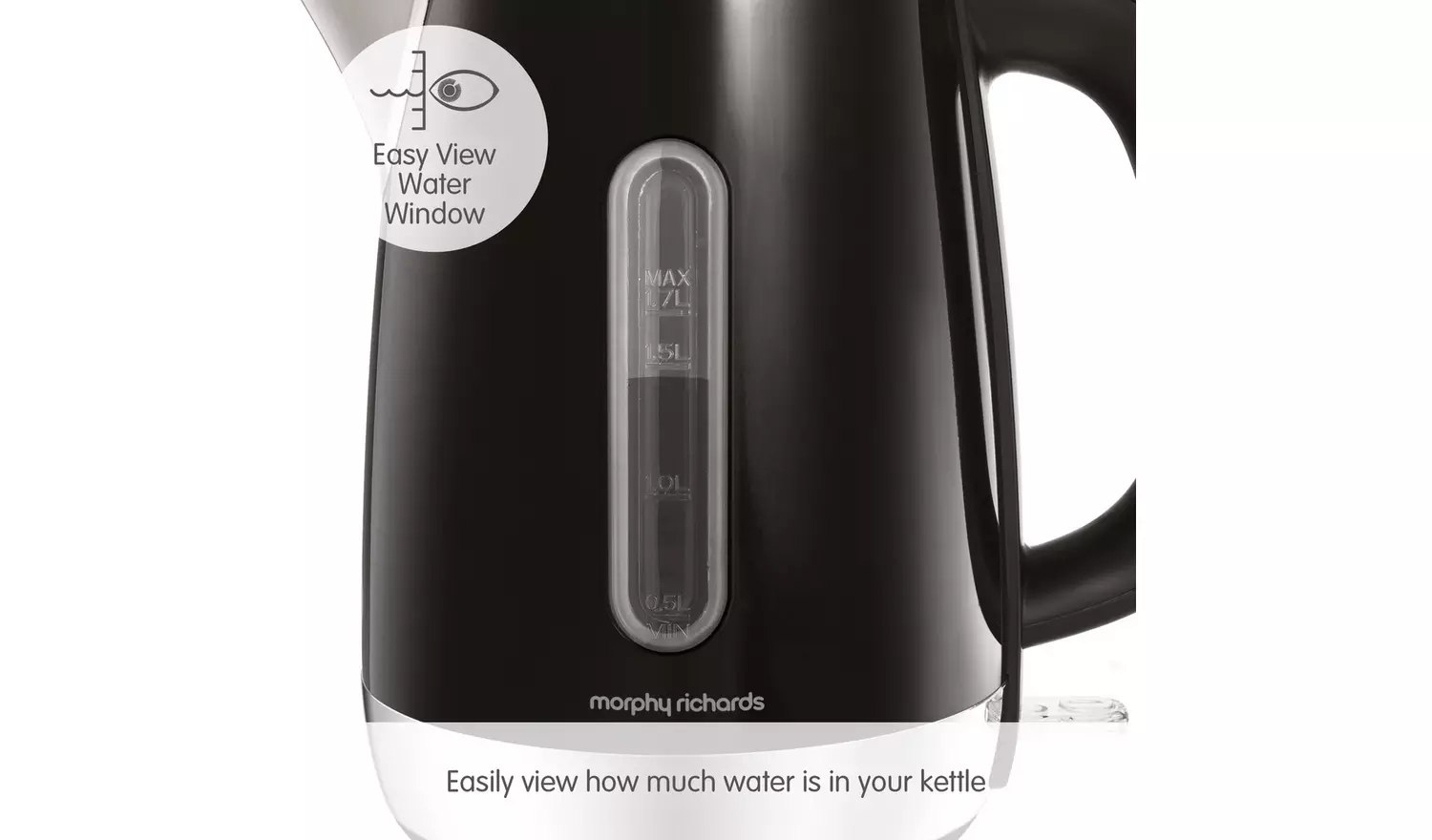 Morphy Richards 102783 Equip Jug Kettle - Black