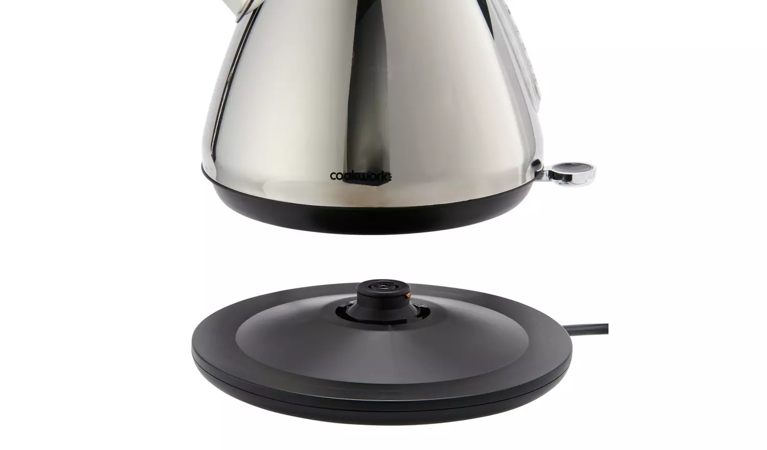 Cookworks Pyramid Kettle - Stainless Steel