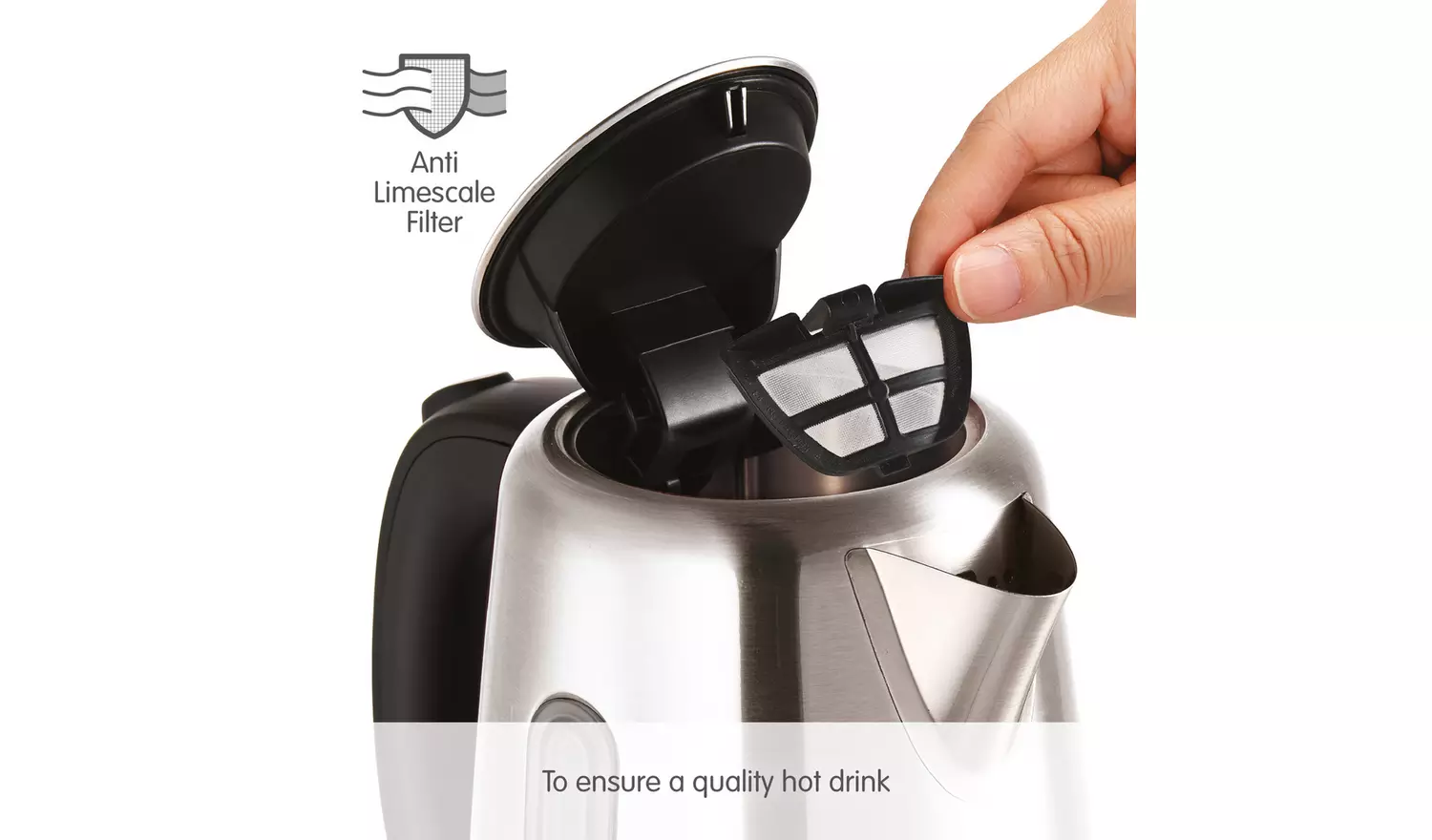 Morphy Richards 102786 Equip Jug Kettle - Brushed