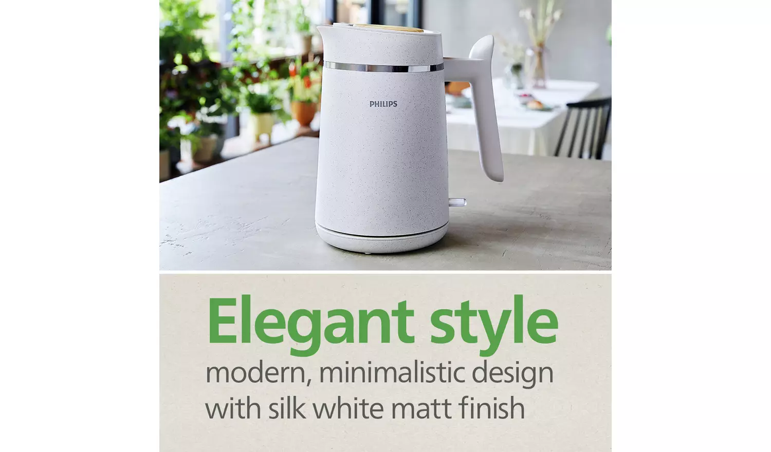 Philips HD9365/11 Conscious Collection Kettle - White