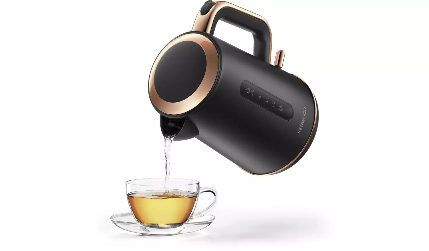 Kenwood ZJP05.C0DG Abbey Kettle - Dark Grey & Rose Gold