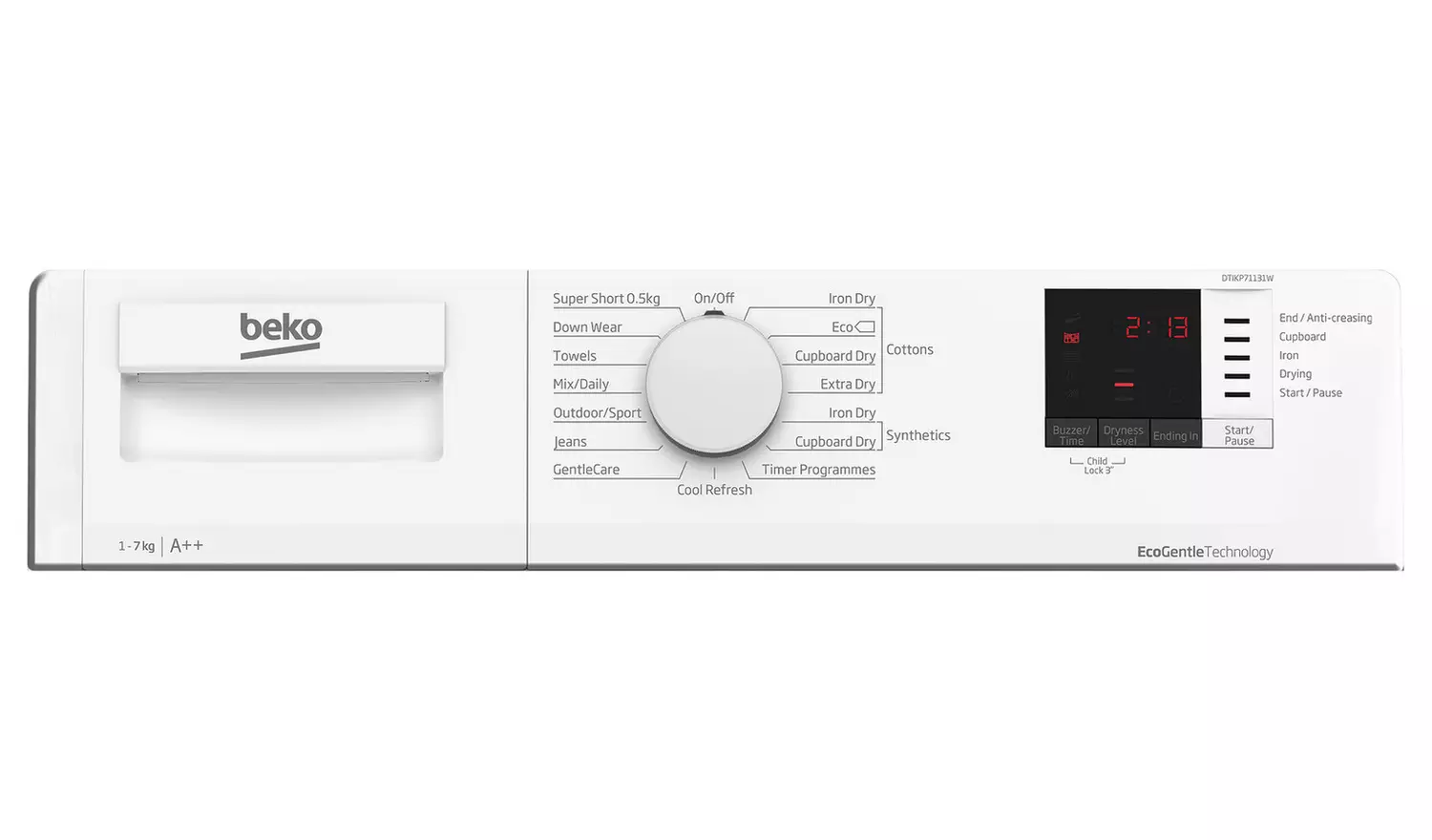 Beko DTIKP71131W 7KG Integrated Heat Pump Tumble Dryer