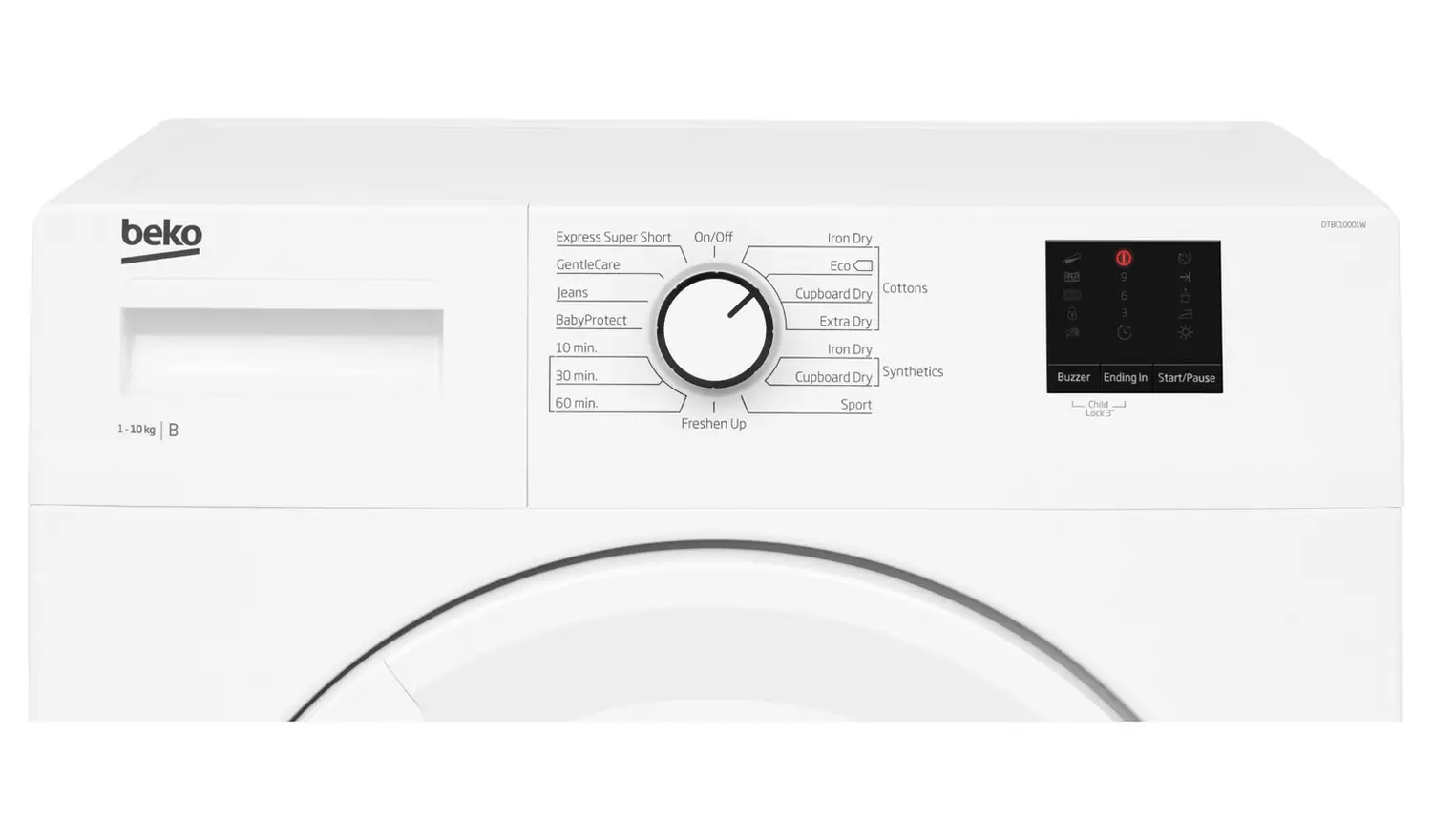 Beko DTBC10001W 10KG Condenser Tumble Dryer - White