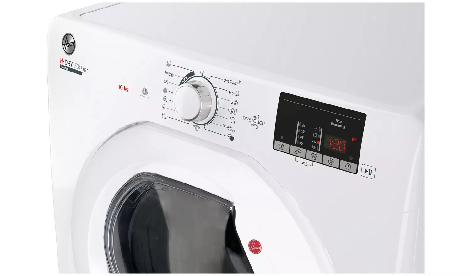 Hoover HLE V10DG-80 10KG Vented Tumble Dryer - White