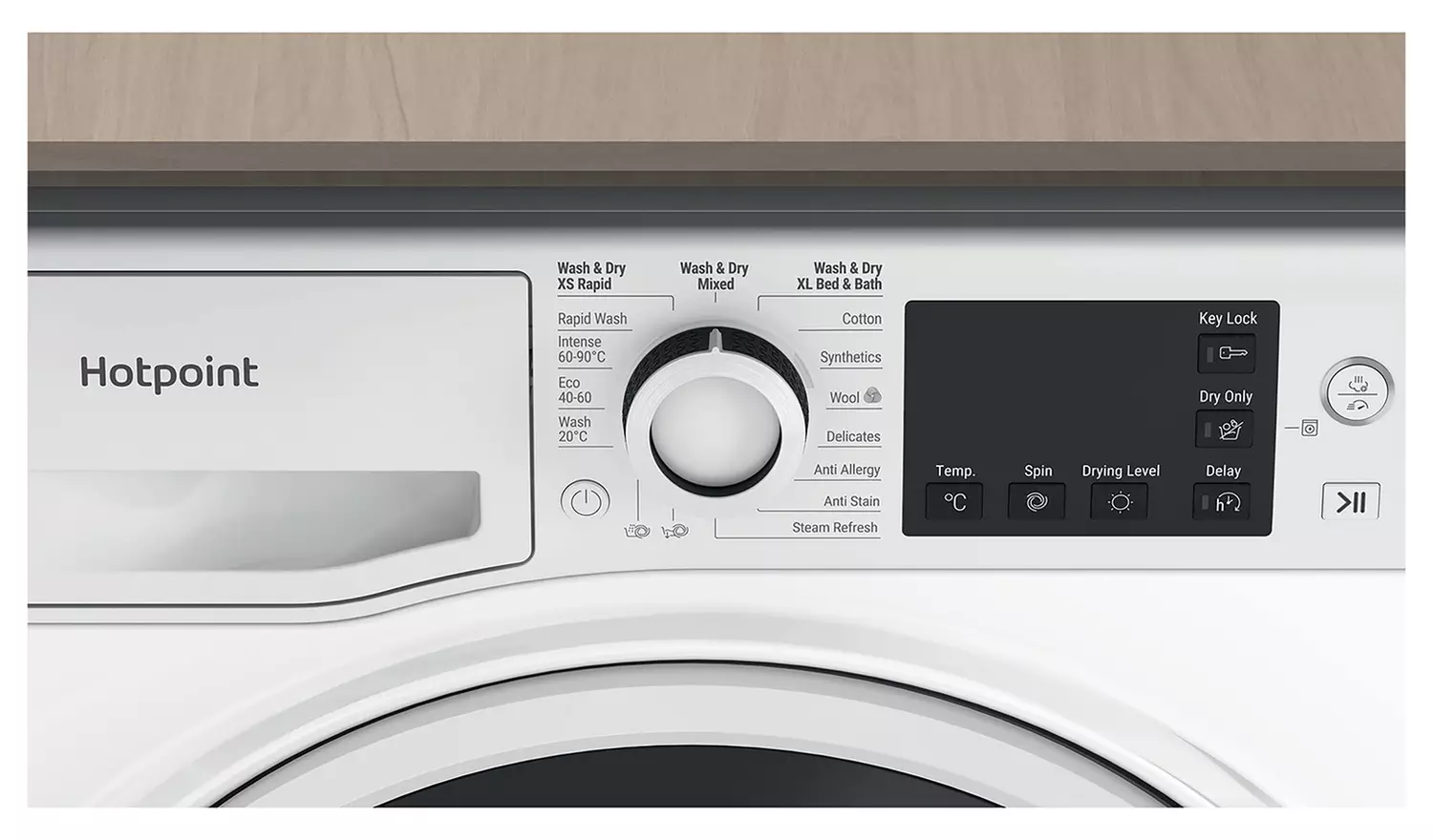 Hotpoint NDB11724UK 11/7KG 1400 Spin Washer Dryer - White