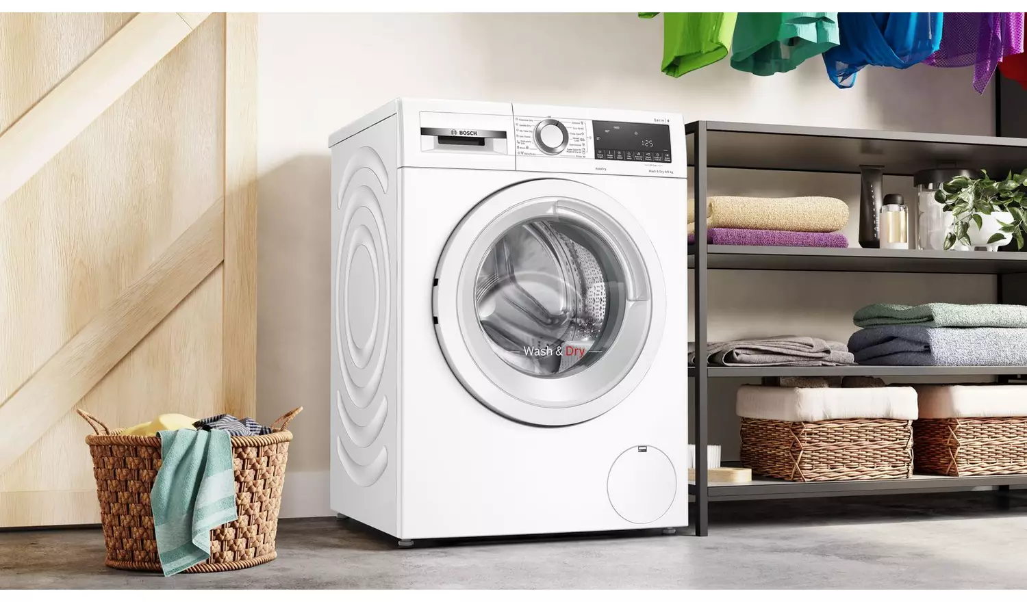 Bosch WNA144V9GB 9KG/5KG 1400 Spin Washer Dryer - White