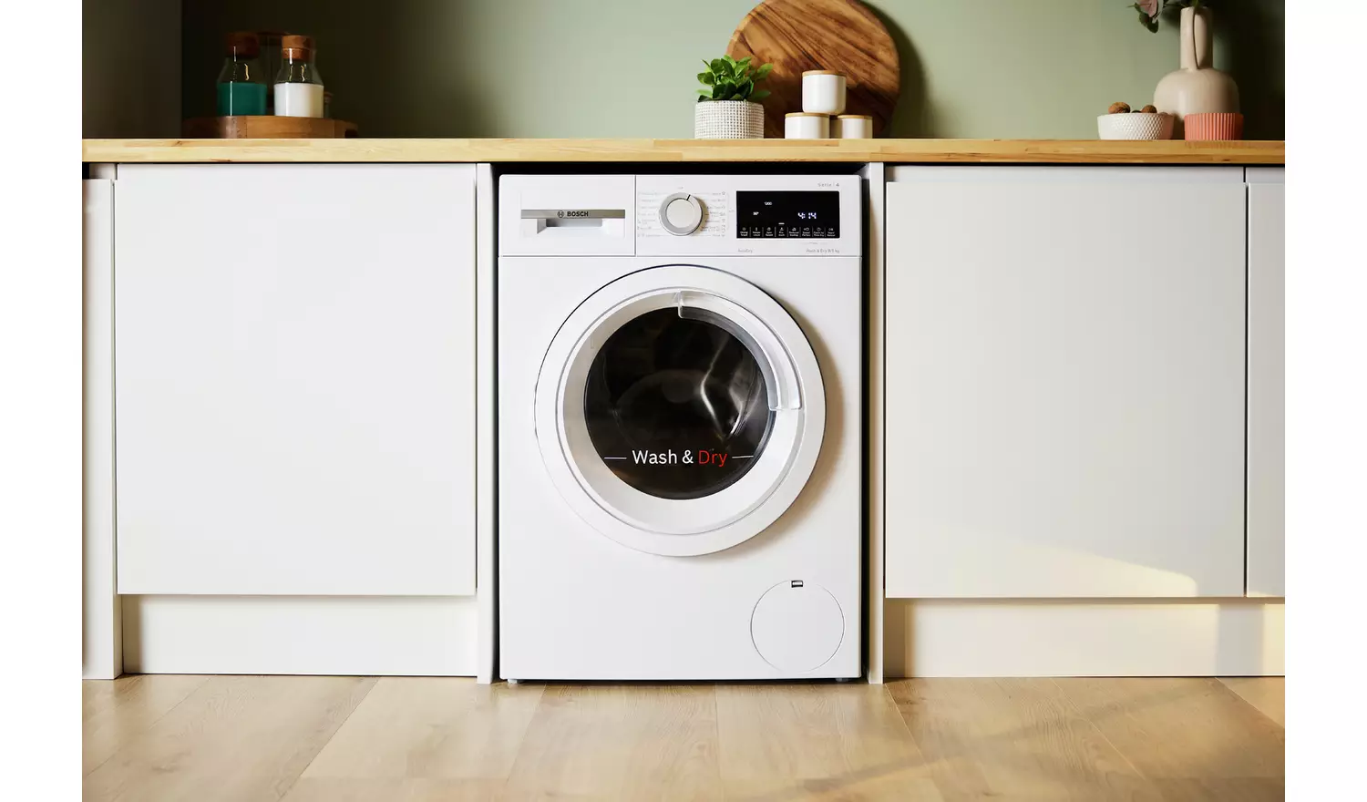 Bosch WNA144V9GB 9KG/5KG 1400 Spin Washer Dryer - White
