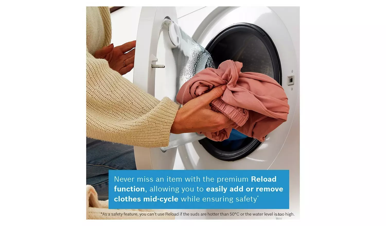 Bosch WNA144V9GB 9KG/5KG 1400 Spin Washer Dryer - White