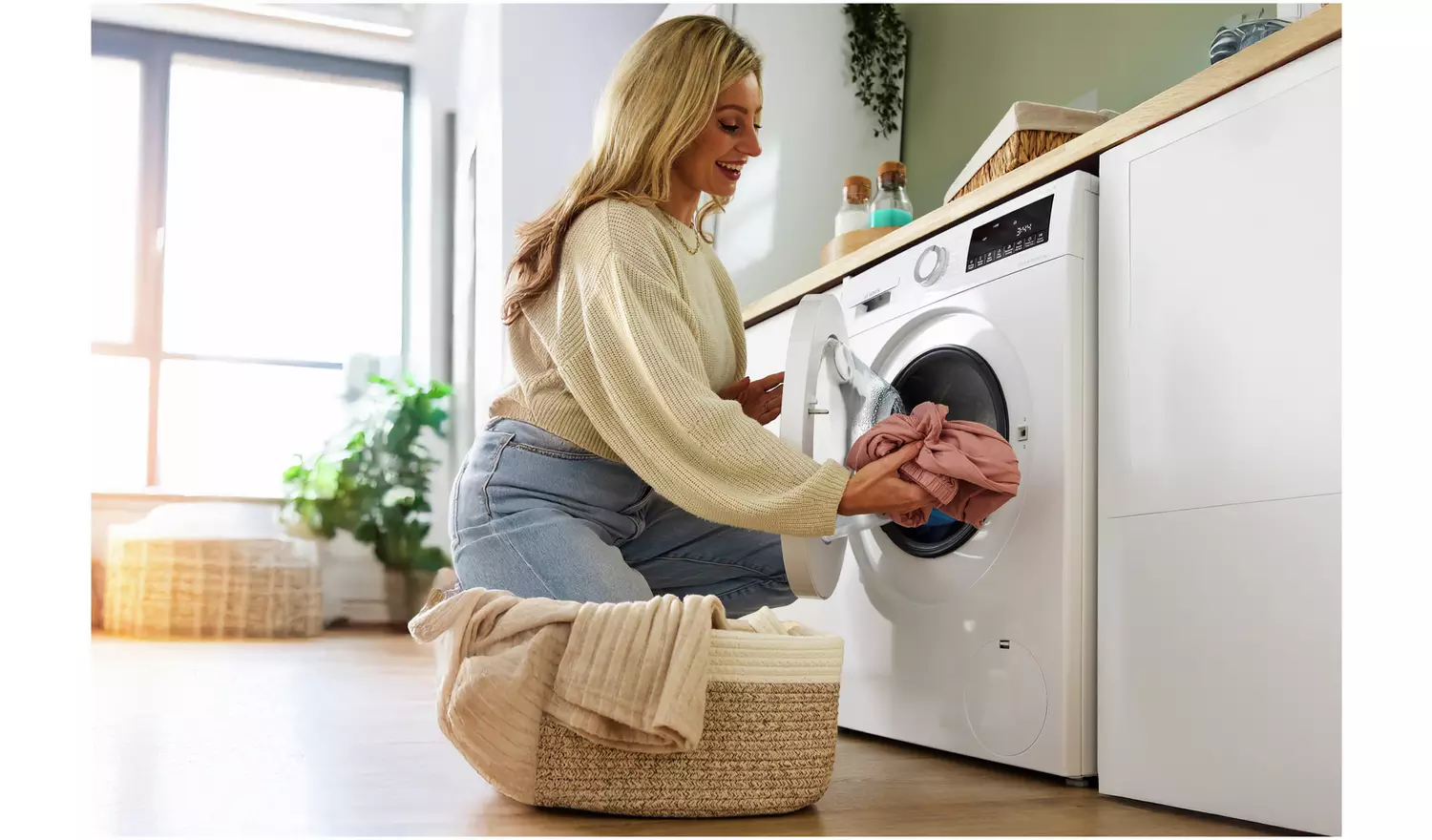 Bosch WNA144V9GB 9KG/5KG 1400 Spin Washer Dryer - White
