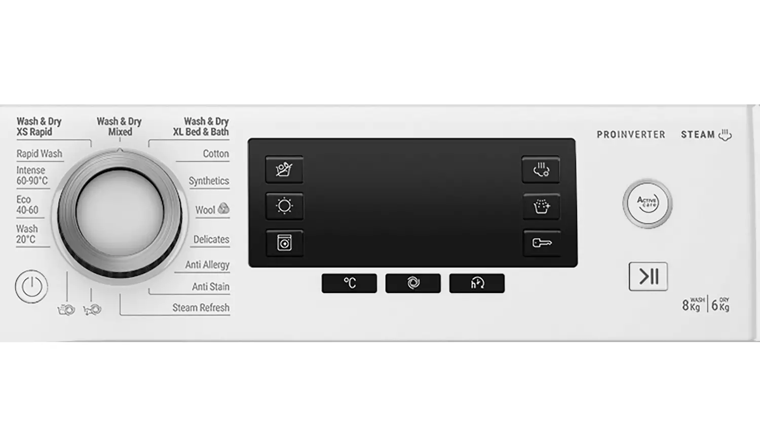 Hotpoint NDD86448WDAUK 8kg/6kg 1400 Spin Washer Dryer- White