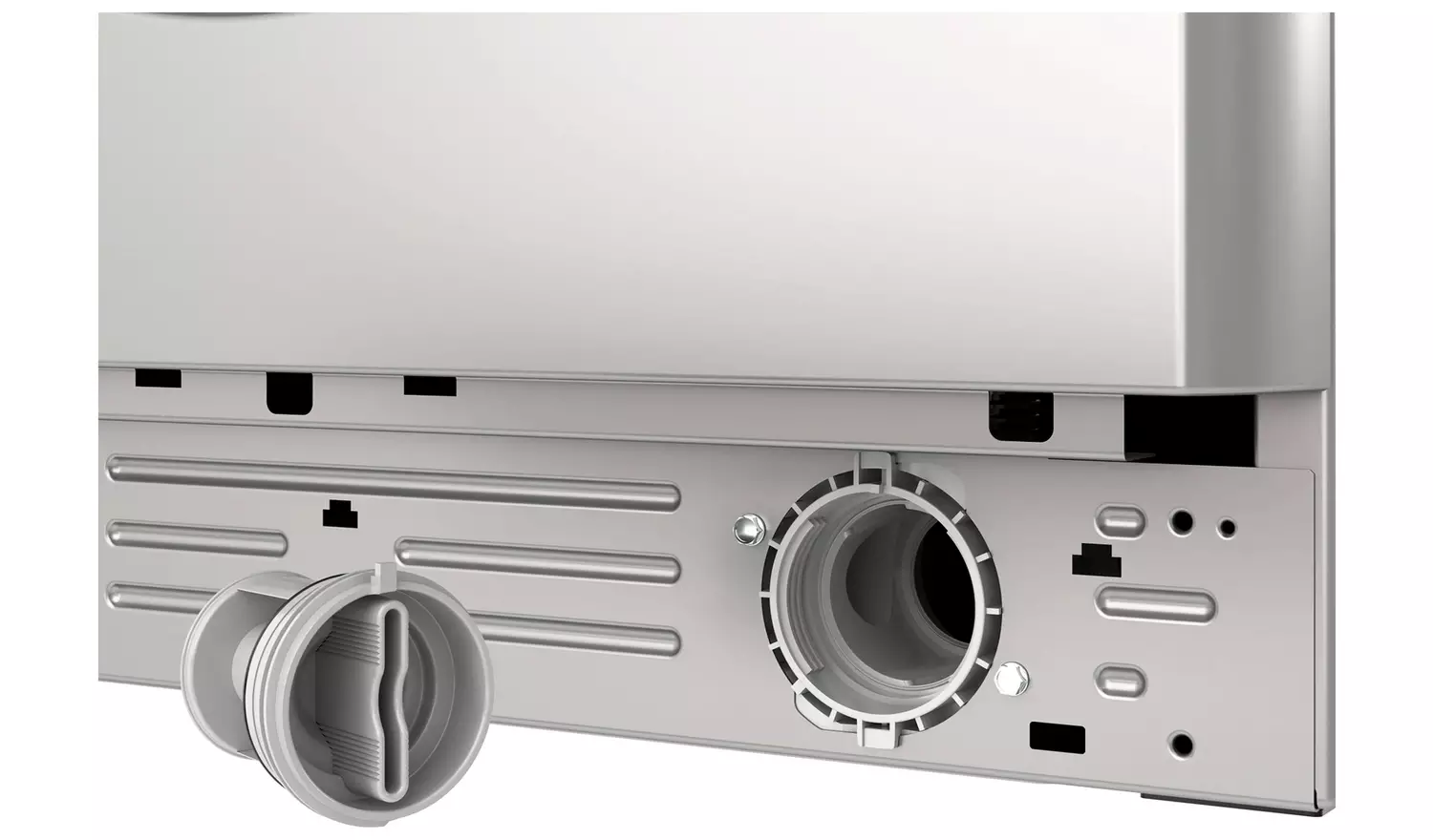 Indesit BDE96436SVUK 9/6KG 1400 Spin Washer Dryer - Silver