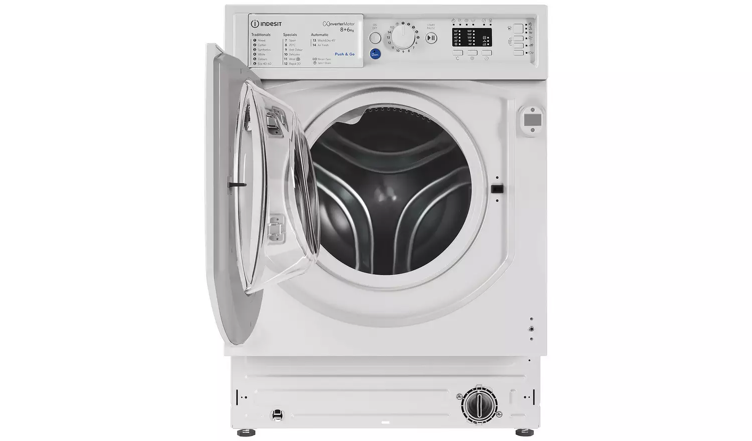 Indesit BIWDIL861485UK 8kg/6kg 1400 Spin Washer Dryer- White