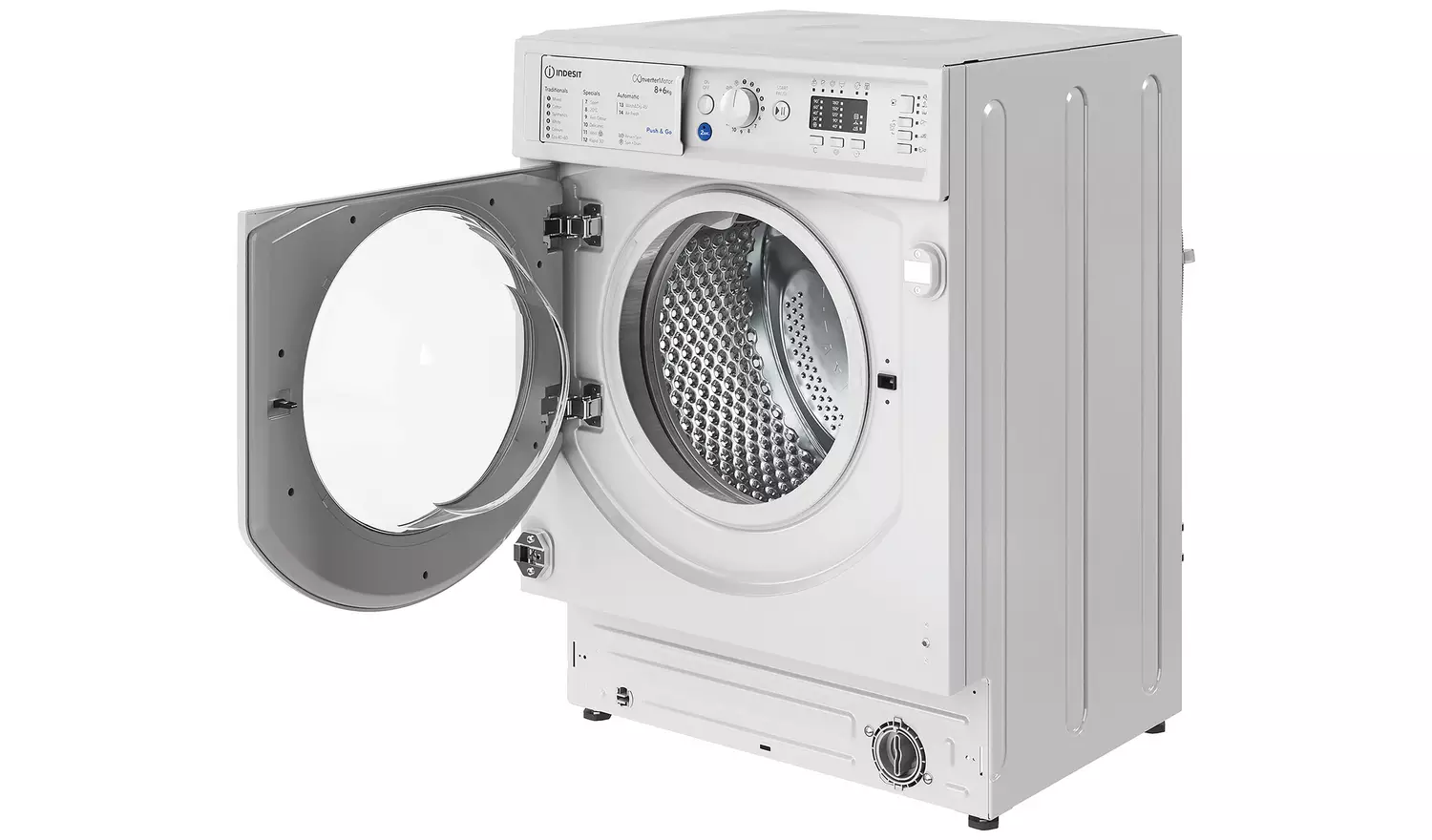 Indesit BIWDIL861485UK 8kg/6kg 1400 Spin Washer Dryer- White
