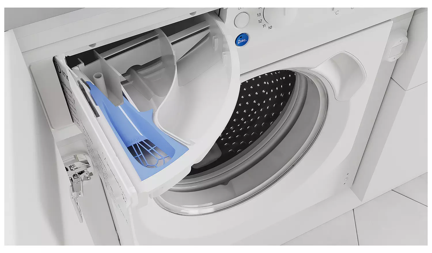 Indesit BIWDIL861485UK 8kg/6kg 1400 Spin Washer Dryer- White