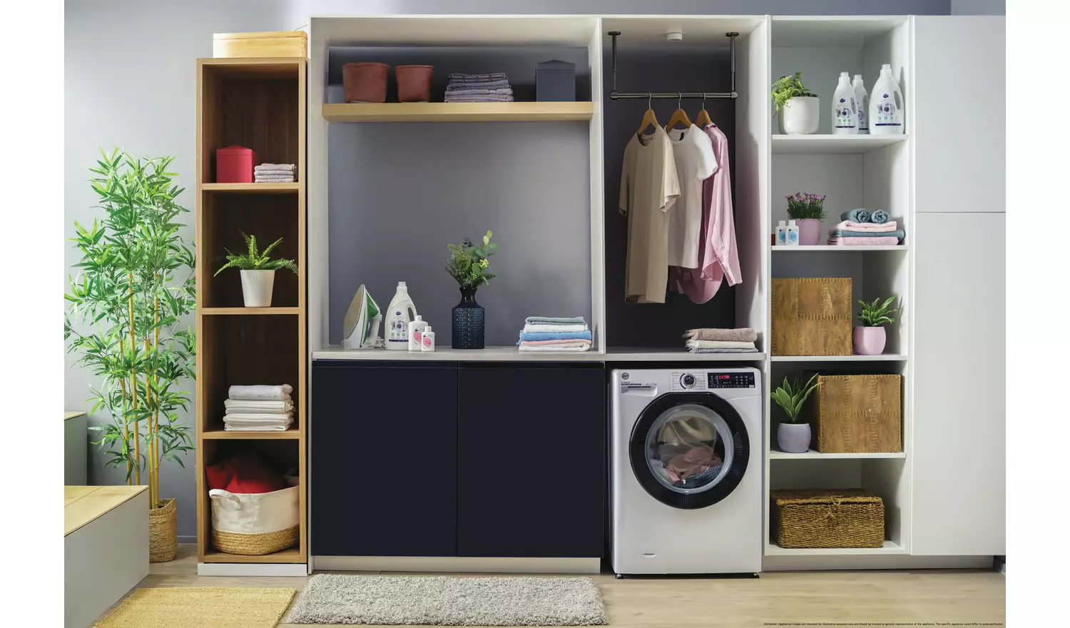 Hoover H3DPS4866TAMB80 WD 8/ 6KG Washer Dryer – White