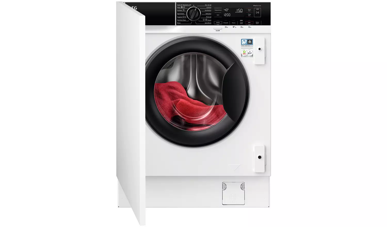 AEG L7WC84636BI 8/4KG 1600 Spin Washer Dryer - White
