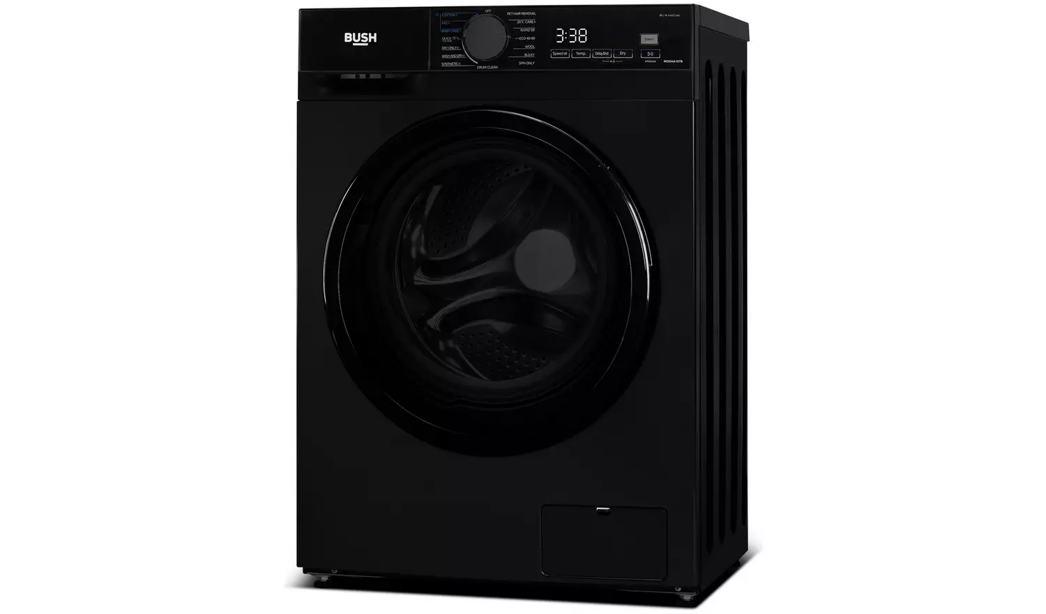 Bush WDSAA107B 10/7KG 1400 Spin Washer Dryer - Black