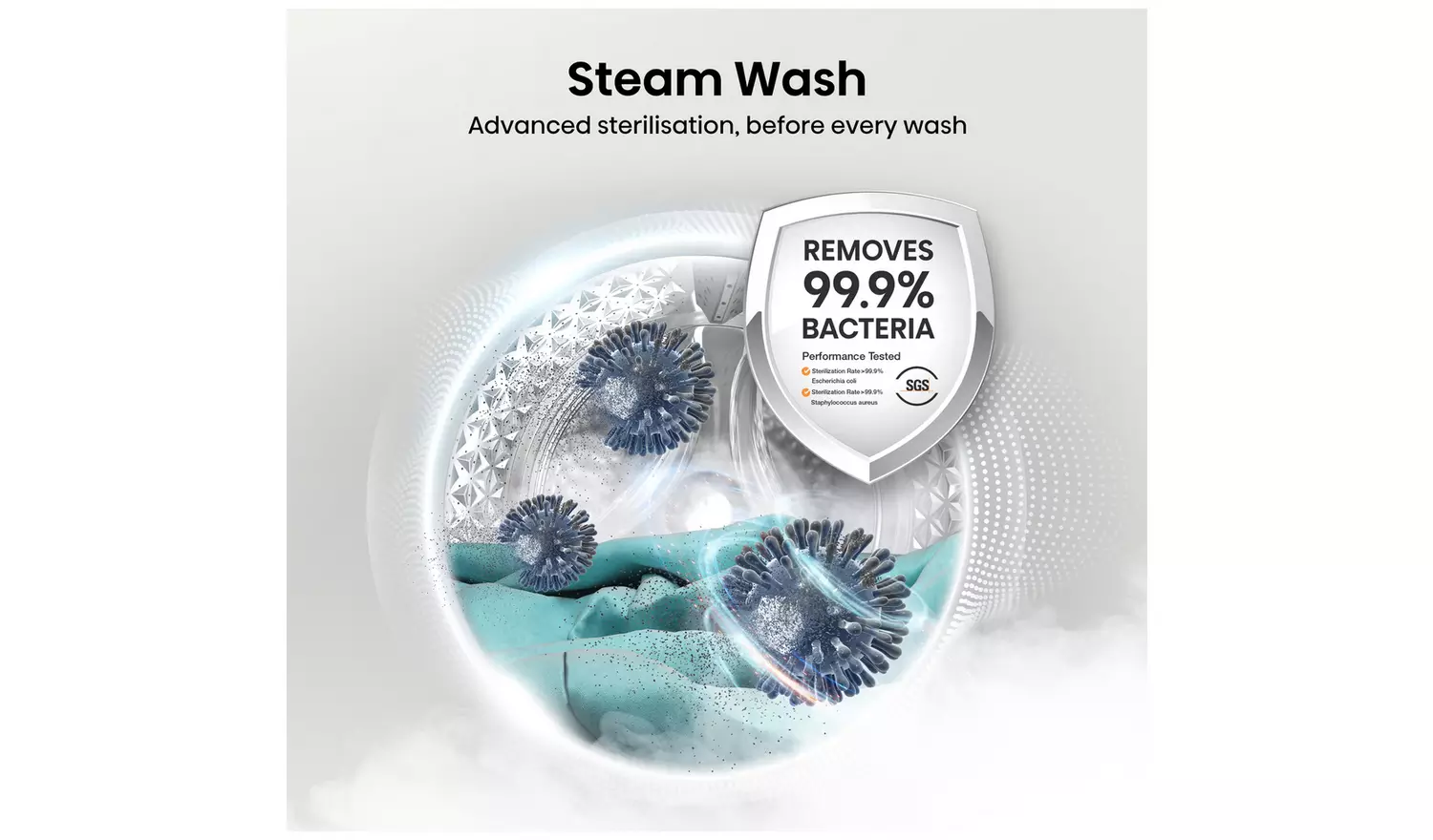 Hisense WD3S1043BB3 10.5/6KG 1400 Spin Washer Dryer - Black