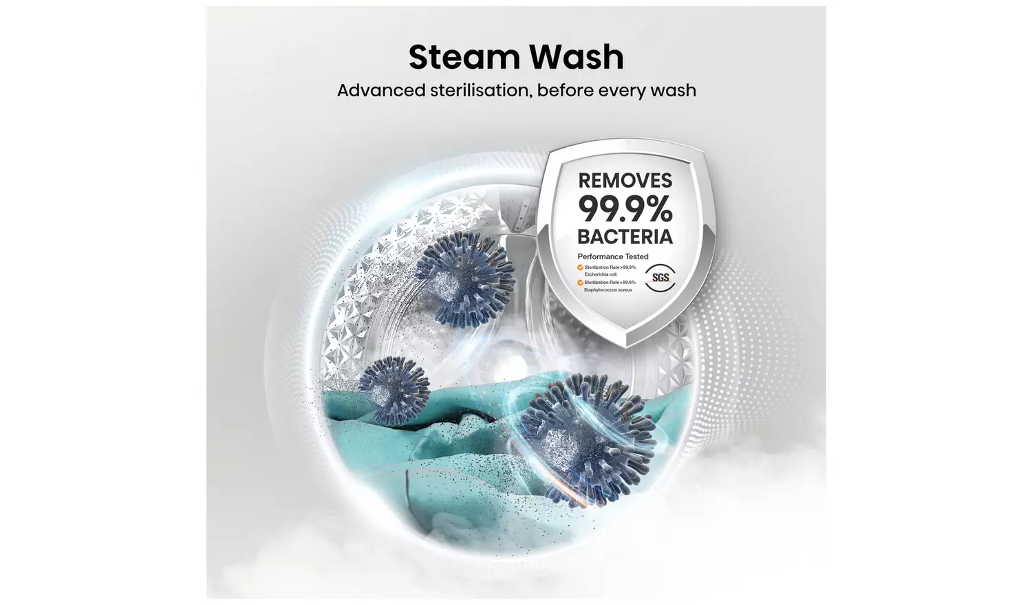 Hisense WD3S8043BB3 8/5KG 1400 Spin Washer Dryer - Black