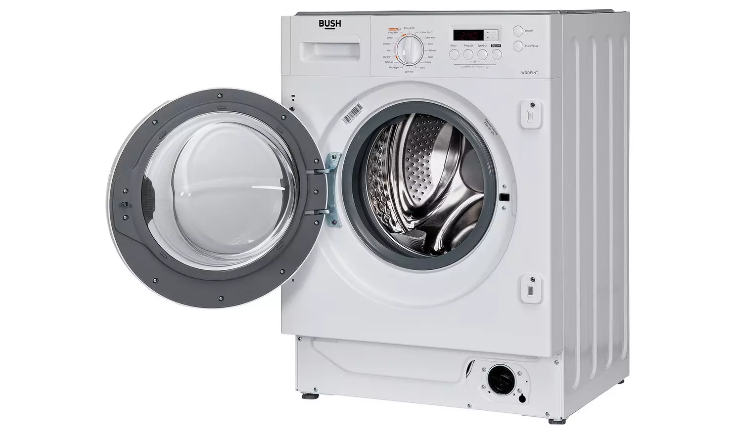 Bush WDSAEINT86 8KG/6KG 1400 Spin Washer Dryer - White