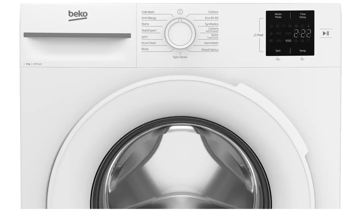 Beko BM1WT3921W 9kg 1200 Washing Machine - White