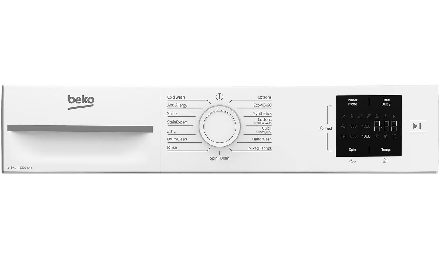 Beko BM1WT3921W 9kg 1200 Washing Machine - White