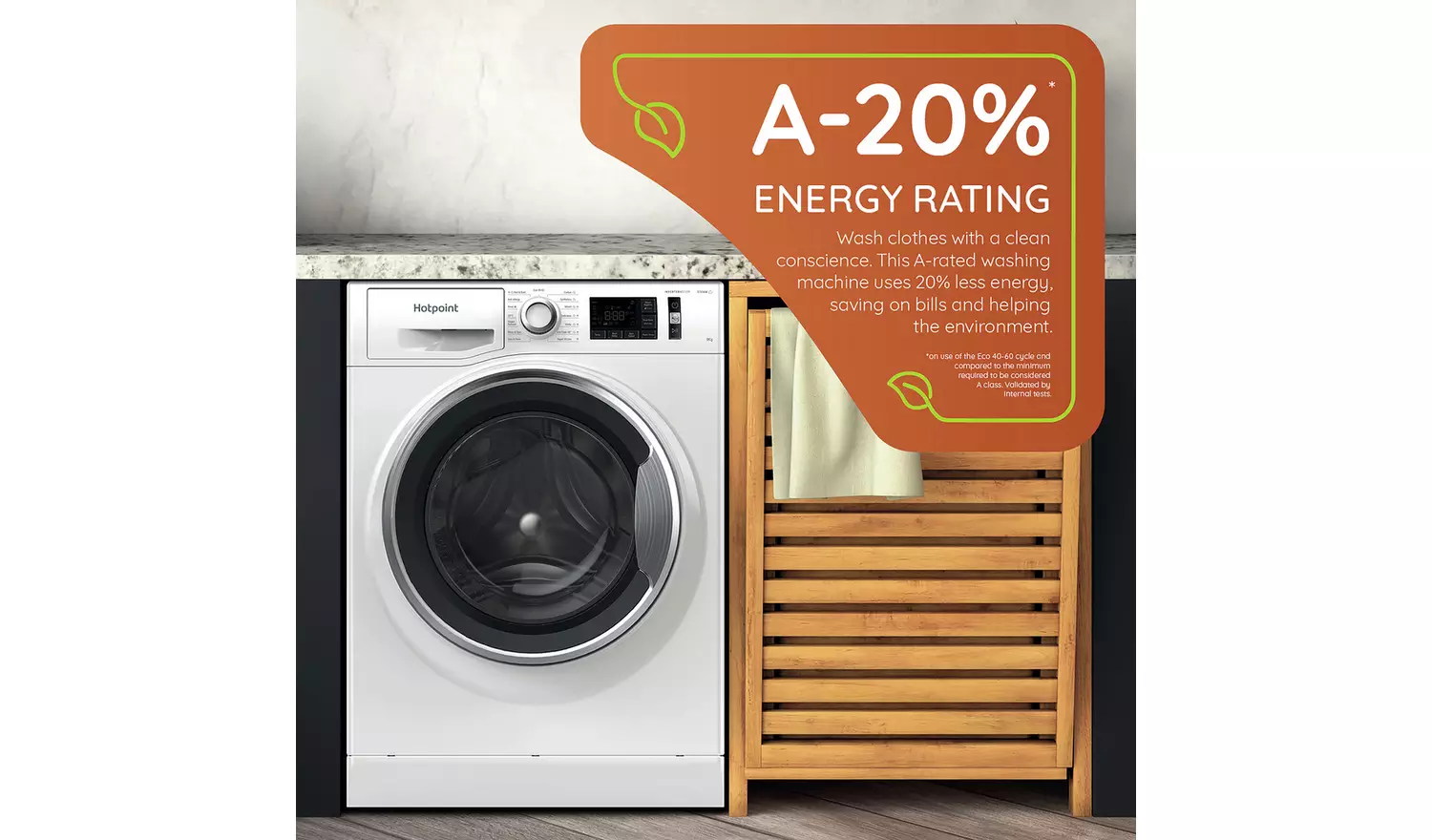 Hotpoint NM111048WCAUK 10KG 1400 Spin Washing Machine-White