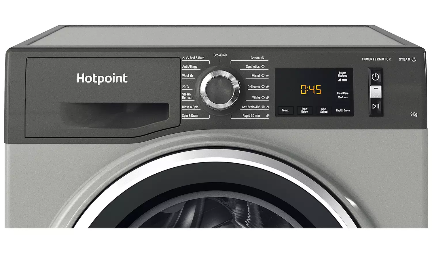 Hotpoint NM11948GCAUK 9KG 1400 Spin Washing Machine-Graphite