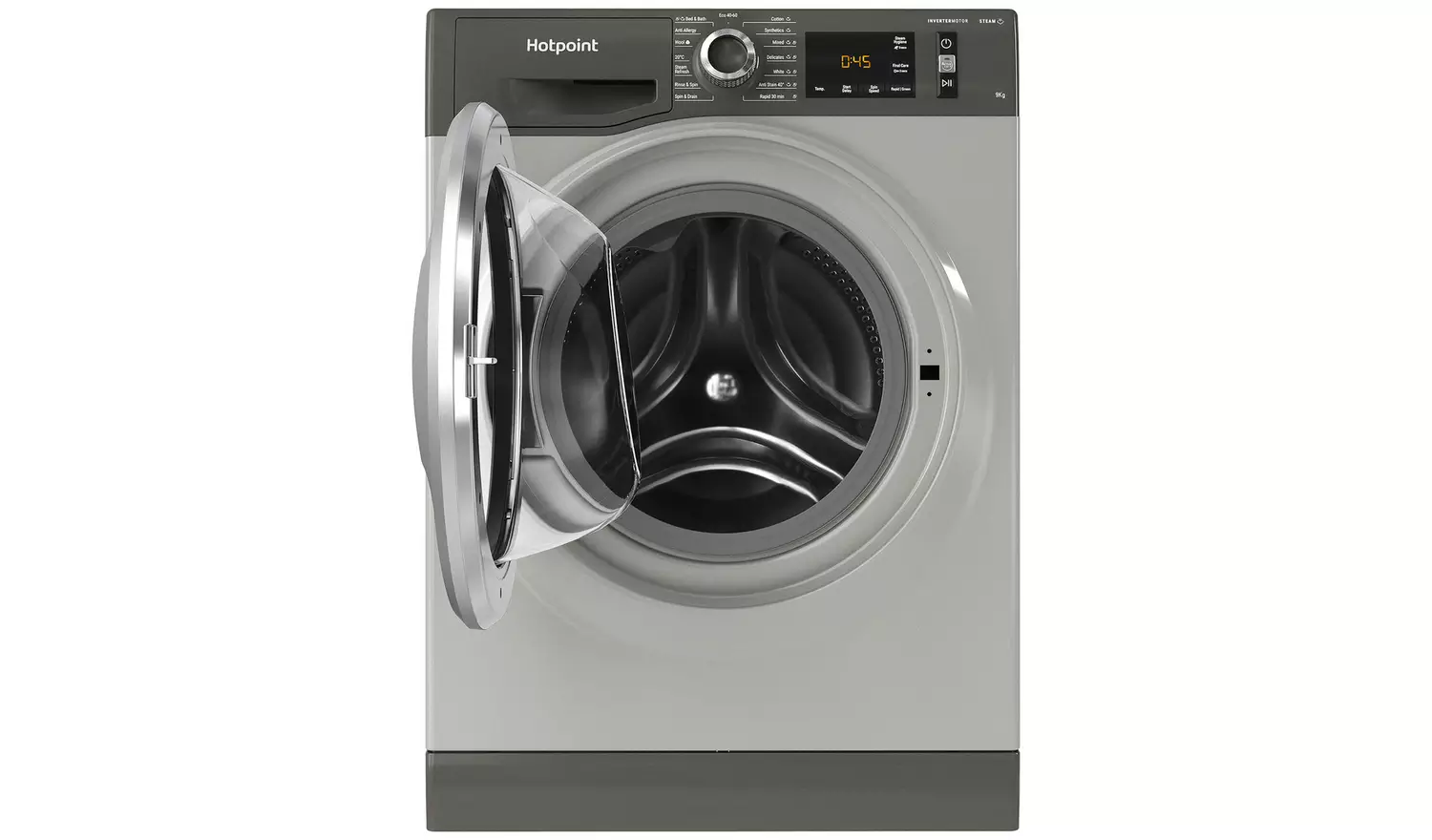 Hotpoint NM11948GCAUK 9KG 1400 Spin Washing Machine-Graphite