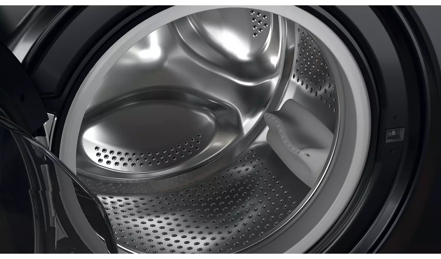 Hotpoint NSWM846BSUK 8KG 1400 Spin Washing Machine - Black