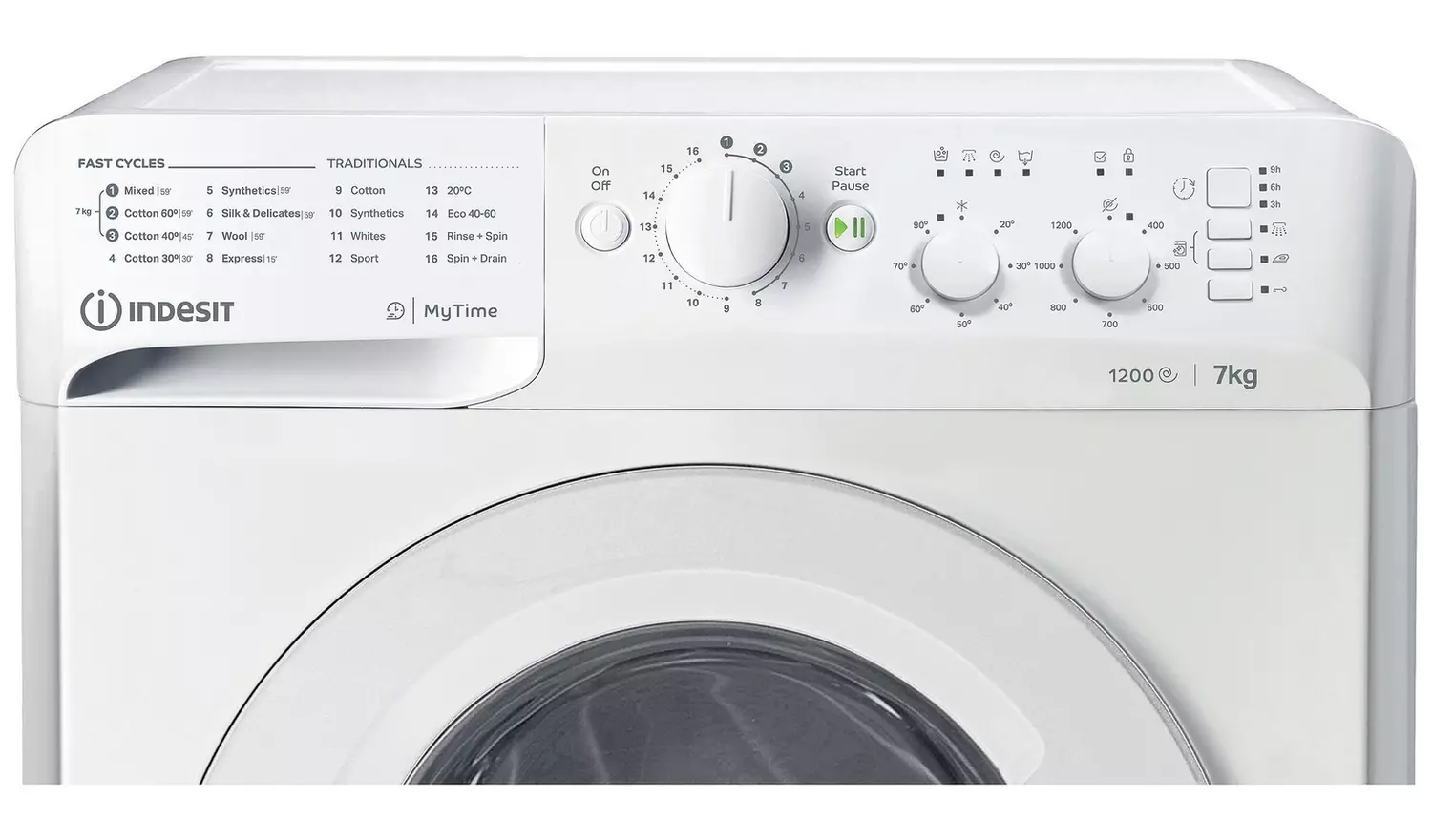 Indesit MTWC71252WUK 7KG 1200 Spin Washing Machine - White