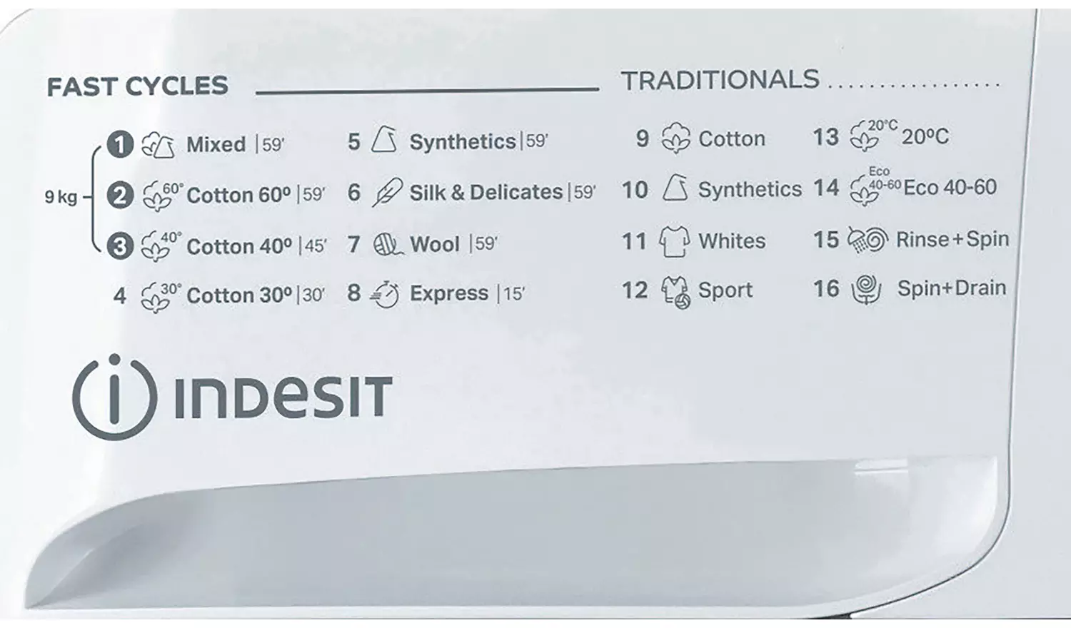 Indesit MTWC91495WUKN 9KG 1200 Spin Washing Machine - White