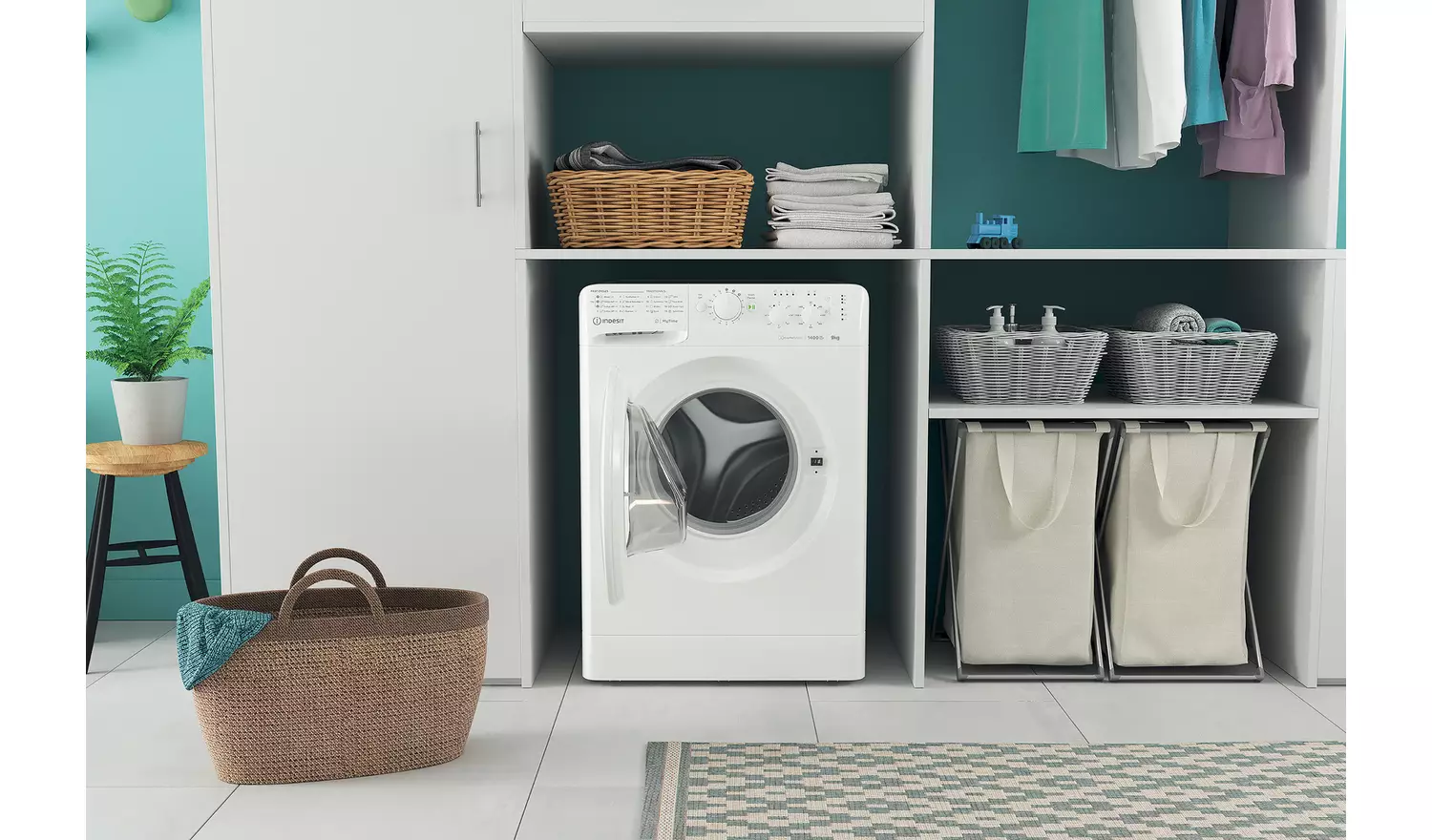 Indesit MTWC91495WUKN 9KG 1200 Spin Washing Machine - White