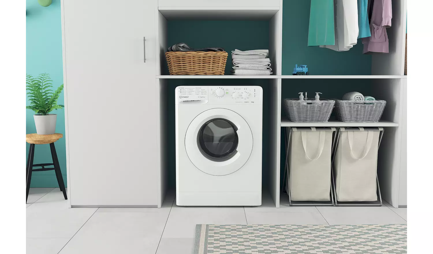 Indesit MTWC91495WUKN 9KG 1200 Spin Washing Machine - White