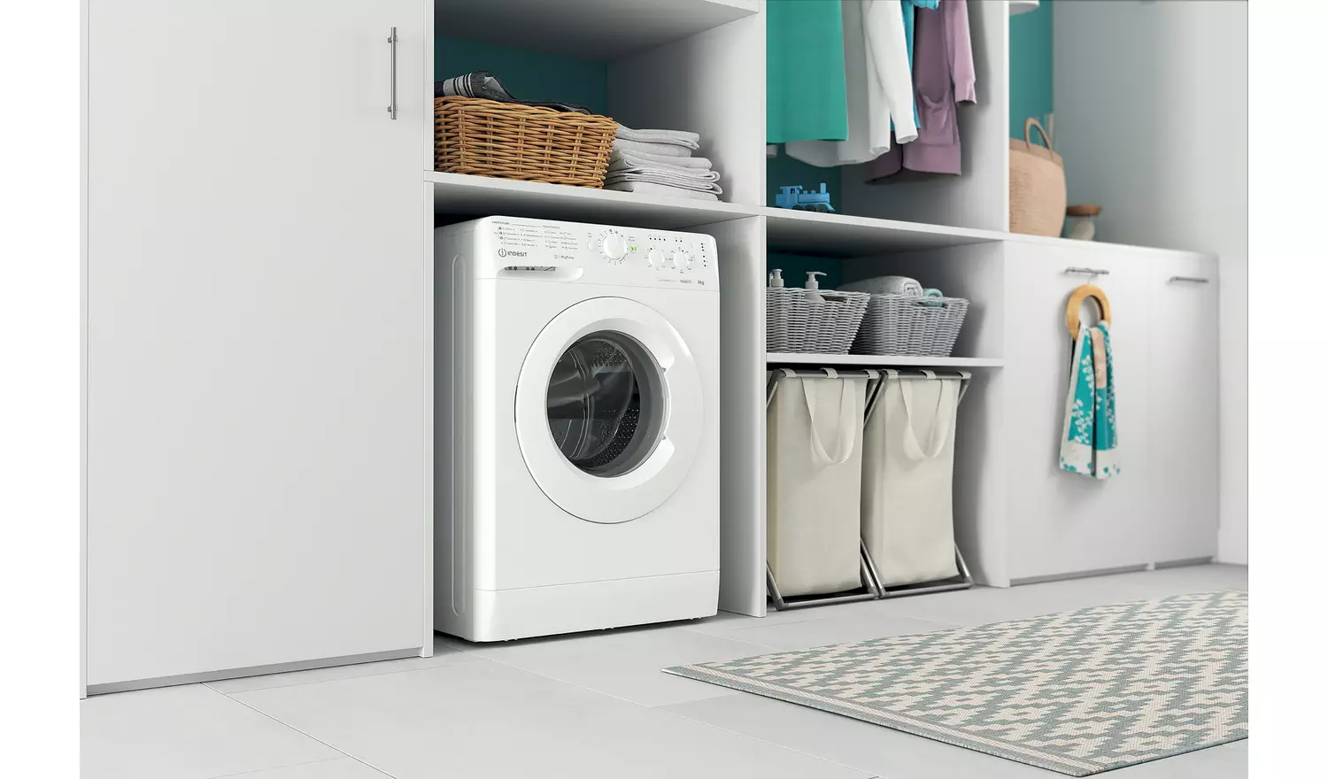 Indesit MTWC91495WUKN 9KG 1200 Spin Washing Machine - White