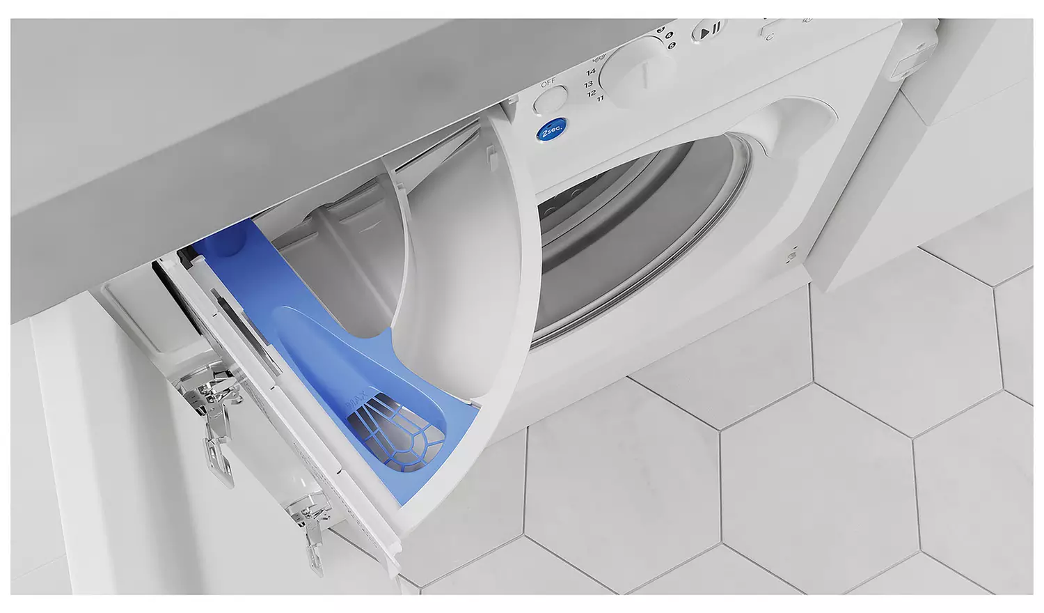 Indesit BIWMIL91485UK 9KG 1400 Integrated Washing Machine