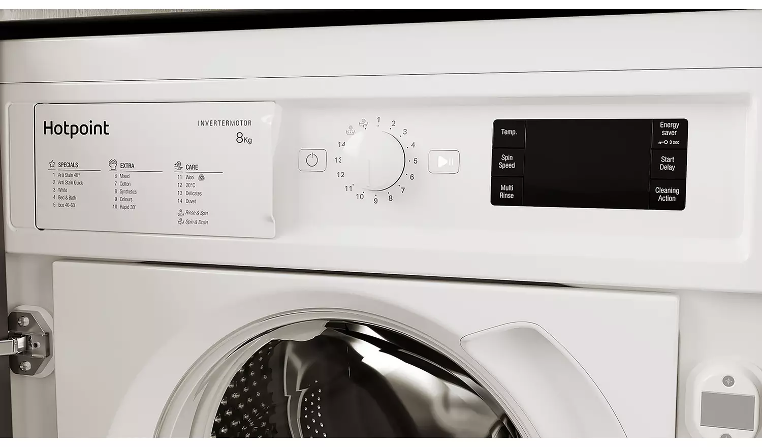 Hotpoint BIWMHG81485UK 8KG 1400 Integrated Washing Machine