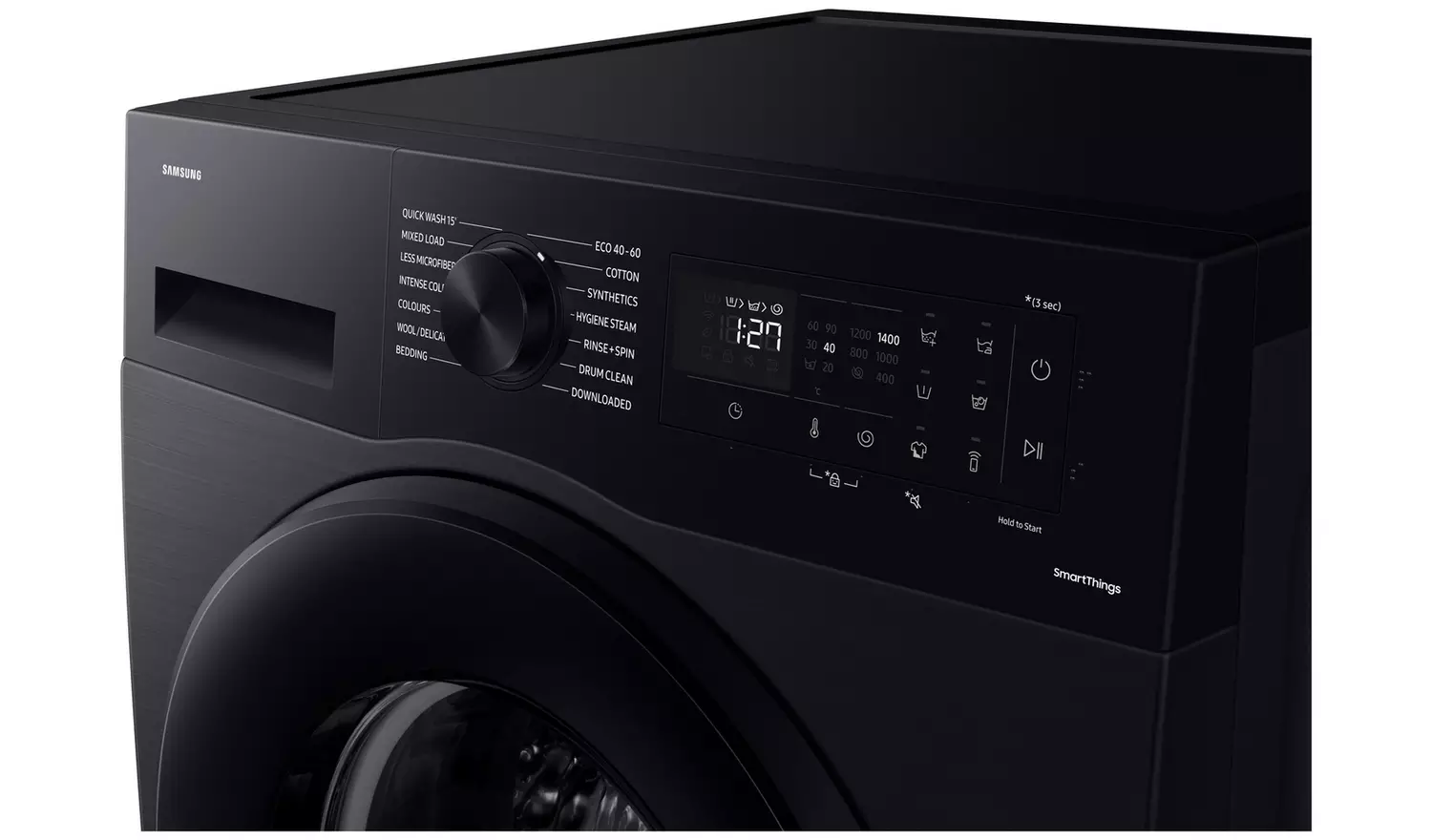 Samsung AI Energy WW80CGC04DAB 8kg Washing Machine - Black