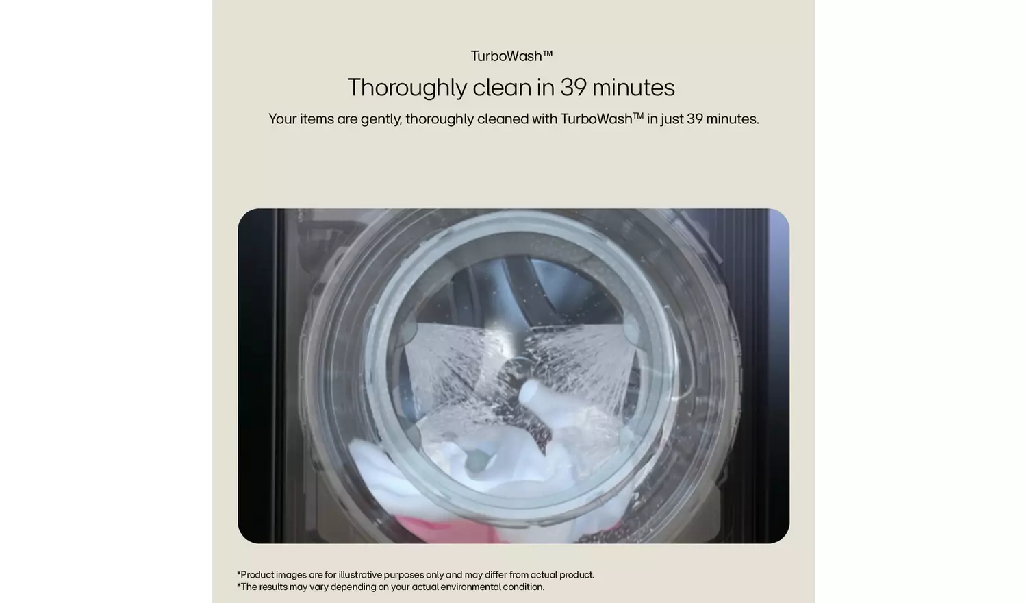 LG F4Y510GBLN1 10KG 1400 Spin Washing Machine - Grey