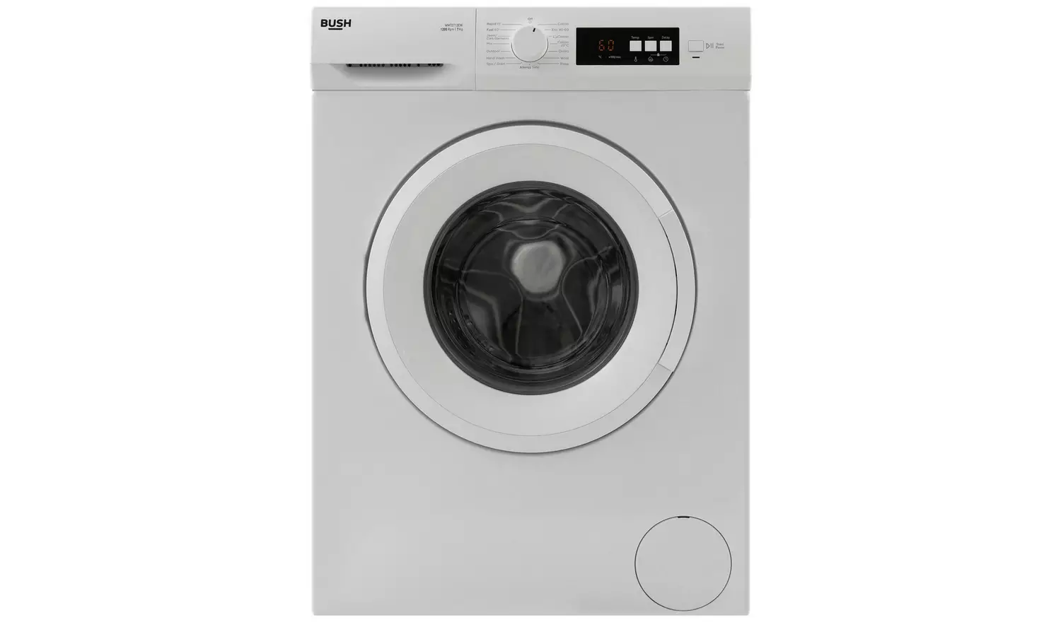 Bush WMT0712EW 7KG 1200 Spin Washing Machine - White